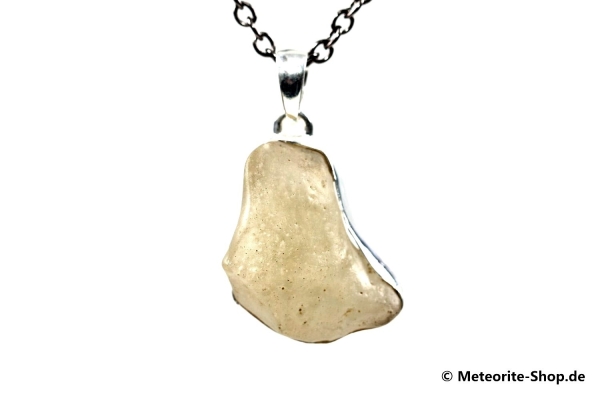 Libyscher Wüstenglas-Anhänger (Impaktglas | Natura | 925er Silber) - 8,30 g Libyscher Wüstenglas-Anhänger (Impaktglas | Natura | 925er Silber) - 8,30 g
