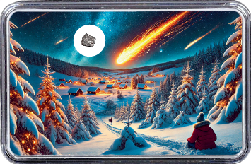 Boorama Meteorit (Motiv II): Einzigartig: Der erste Nikolaus-Meteoritenfall vom 06.12.2023 - Als der Himmel Geschichte schrieb