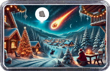 Boorama Meteorit CO3 (Motiv I): Einzigartig: Der erste Nikolaus-Meteoritenfall vom 06.12.2023 - Als der Himmel Geschichte schrieb