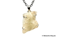Libyscher Wüstenglas-Anhänger (Impaktglas | Natura | 925er Silber) - 8,20 g Libyscher Wüstenglas-Anhänger (Impaktglas | Natura | 925er Silber) - 8,20 g