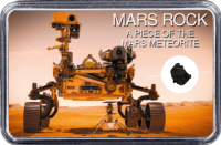 Mars Meteorit Ouargla 003 (Motiv: Mars Rover Perseverance mit Hubschrauber Ingenuity in Frontansicht) Mars Meteorit Ouargla 003 (Motiv: Mars Rover Perseverance mit Hubschrauber Ingenuity in Frontansicht)