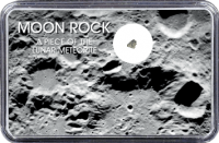 Mond Meteorit NWA 4881 (Motiv: Mond-Einschlagskrater und Mondgestein II) Mond Meteorit NWA 4881 (Motiv: Mond-Einschlagskrater und Mondgestein II)