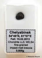 Chelyabinsk (Tscheljabinsk) Meteorit - 0,805 g Chelyabinsk (Tscheljabinsk) Meteorit - 0,805 g