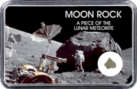Mond Meteorit NWA 10318 (Motiv: Astronaut mit Mond-Technik) Mond Meteorit NWA 10318 (Motiv: Astronaut mit Mond-Technik)