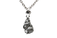 Eisen-Meteorit-Anhänger (Campo del Cielo | Gefasst | 925er Silber) - 3,40 g Eisen-Meteorit-Anhänger (Campo del Cielo | Gefasst | 925er Silber) - 3,40 g