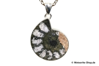 Ammonit-Anhänger (Fossil | Scheibe | 925er Silber) - 8,80 g Ammonit-Anhänger (Fossil | Scheibe | 925er Silber) - 8,80 g