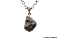 Stein-Meteorit-Anhänger (NWA 869 | Natura | 925er Silber) - 2,20 g Stein-Meteorit-Anhänger (NWA 869 | Natura | 925er Silber) - 2,20 g