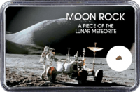 Mond Meteorit NWA 4881 (Motiv: Astronaut mit LRV II) Mond Meteorit NWA 4881 (Motiv: Astronaut mit LRV II)