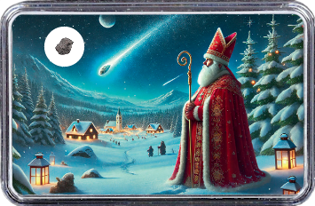 Boorama Meteorit CO3 (Motiv I): Einzigartig: Der erste Nikolaus-Meteoritenfall vom 06.12.2023 - Als der Himmel Geschichte schrieb