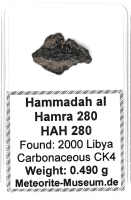 HaH 280 Meteorit - 0,490 g HaH 280 Meteorit - 0,490 g
