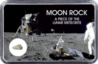 Mond Meteorit Lahmada 020 (Motiv: Astronaut mit Mondlandefähre) Mond Meteorit Lahmada 020 (Motiv: Astronaut mit Mondlandefähre)