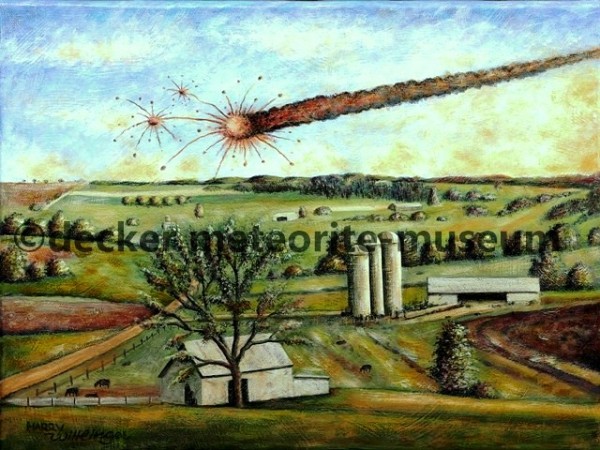 Mifflin Meteoritenfall Gemälde (Motiv I) Mifflin Meteoritenfall Gemälde (Motiv I)