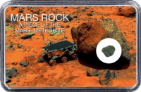 Mars Meteorit Ouargla 003 (Motiv: Mars Rover Sojourner mit Felsen und Marsgestein) Mars Meteorit Ouargla 003 (Motiv: Mars Rover Sojourner mit Felsen und Marsgestein)