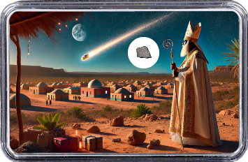 Boorama Meteorit CO3 (Motiv I): Einzigartig: Der erste Nikolaus-Meteoritenfall vom 06.12.2023 - Als der Himmel Geschichte schrieb