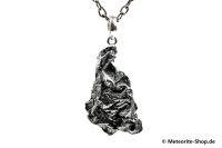 Eisen-Meteorit-Anhänger (Campo del Cielo | Natura | 925er Silber) - 7,90 g Eisen-Meteorit-Anhänger (Campo del Cielo | Natura | 925er Silber) - 7,90 g