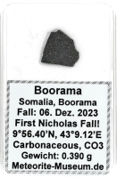 Boorama Meteorit CO3 (Motiv I): Einzigartig: Der erste Nikolaus-Meteoritenfall vom 06.12.2023 - Als der Himmel Geschichte schrieb Boorama Meteorit CO3 (Motiv I): Einzigartig: Der erste Nikolaus-Meteoritenfall vom 06.12.2023 - Als der Himmel Geschichte schrieb