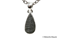 Eisen-Meteorit-Anhänger (Muonionalusta | Scheibe | 925er Silber) - 1,75 g Eisen-Meteorit-Anhänger (Muonionalusta | Scheibe | 925er Silber) - 1,75 g