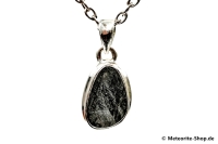 Eisen-Meteorit-Anhänger (Muonionalusta | Scheibe | 925er Silber) - 3,45 g Eisen-Meteorit-Anhänger (Muonionalusta | Scheibe | 925er Silber) - 3,45 g