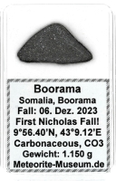 Boorama Meteorit CO3 (Motiv I): Einzigartig: Der erste Nikolaus-Meteoritenfall vom 06.12.2023 - Als der Himmel Geschichte schrieb Boorama Meteorit CO3 (Motiv I): Einzigartig: Der erste Nikolaus-Meteoritenfall vom 06.12.2023 - Als der Himmel Geschichte schrieb