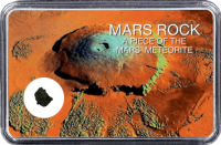 Mars Meteorit Ouargla 003 (Motiv: Mars Vulkan Olympus Mons) Mars Meteorit Ouargla 003 (Motiv: Mars Vulkan Olympus Mons)
