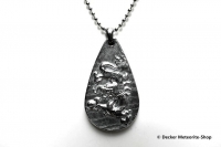 Stein-Eisen-Meteorit-Anhänger (Seymchan | Scheibe | Drache Carved Amulett) - 15,80 g Stein-Eisen-Meteorit-Anhänger (Seymchan | Scheibe | Drache Carved Amulett) - 15,80 g