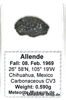Allende Meteorit - 0,590 g Allende Meteorit - 0,590 g