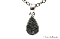 Eisen-Meteorit-Anhänger (Muonionalusta | Scheibe | 925er Silber) - 1,60 g Eisen-Meteorit-Anhänger (Muonionalusta | Scheibe | 925er Silber) - 1,60 g