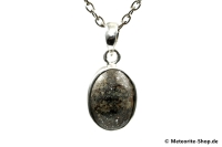 Stein-Meteorit-Anhänger (NWA 869 | Cabochon | 925er Silber) - 5,20 g Stein-Meteorit-Anhänger (NWA 869 | Cabochon | 925er Silber) - 5,20 g