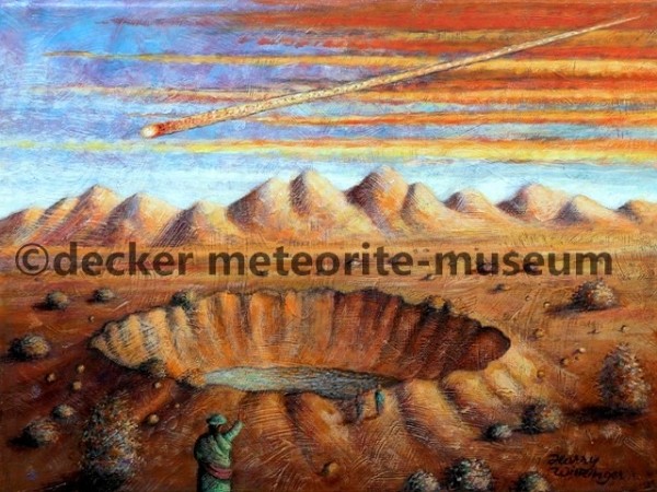 Carancas Meteoritenfall Gemälde (Motiv I) Carancas Meteoritenfall Gemälde (Motiv I)