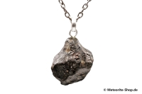 Stein-Meteorit-Anhänger (NWA 869 | Natura | 925er Silber) - 6,90 g Stein-Meteorit-Anhänger (NWA 869 | Natura | 925er Silber) - 6,90 g