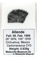 Allende Meteorit - 0,935 g Allende Meteorit - 0,935 g