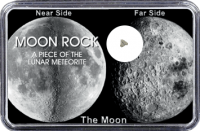 Mond Meteorit NWA 10318 (Motiv: Mond Vorder- und Rückseite) Mond Meteorit NWA 10318 (Motiv: Mond Vorder- und Rückseite)