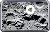 Mond Meteorit NWA 10317 (Motiv: Mond-Einschlagskrater und Mondgestein II) Mond Meteorit NWA 10317 (Motiv: Mond-Einschlagskrater und Mondgestein II)